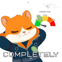 Relaxed Mood Sticker by Hamieverse