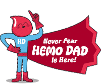 Health Hero Sticker by Gifing A Voice To Hemophilia