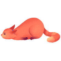 Anniko_story cat sad kitty pet Sticker