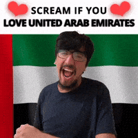 SCREAM IF YOU LOVE UNITED ARAB EMIRATES