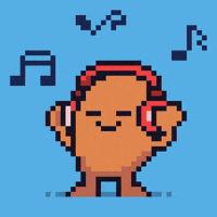 Listening To Music Potz GIF by Memeland by 9GAG