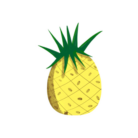 Fruit Pineapple Sticker