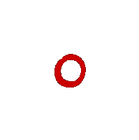 Anikastefa red circle cerchio tondo Sticker