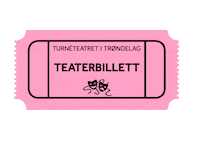 Theatre Ticket Sticker by Turnéteatret i Trøndelag