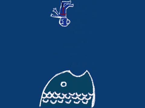 Try Again Deep Sea GIF by Barbara Pozzi