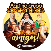 Amigos Sticker by Sacratour