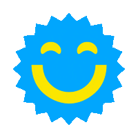 myboxpa smile blue amazon panama Sticker