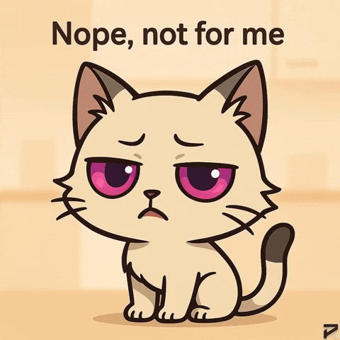 Disappointed Not For Me GIF by Persona