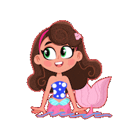Excited The Little Mermaid Sticker
