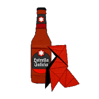 La Casa De Papel Beer Sticker by Estrella Galicia