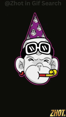 Turning Up Happy Birthday GIF by Zhot Shop