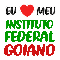 I Love Eu Sticker by Instituto Federal Goiano