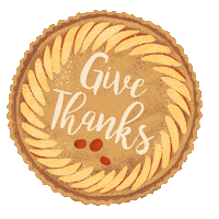 Give Thanks Fall Sticker