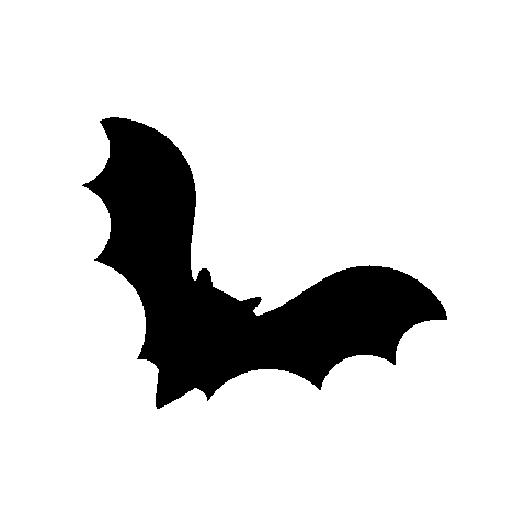 MagdalynnHill giphygifmaker halloween spooky bat Sticker