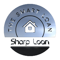 SharpLoan money home house realestate Sticker