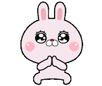Thanks Rabbit Sticker