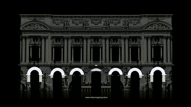 Architecture Projection Mapping GIF by limeartgroup