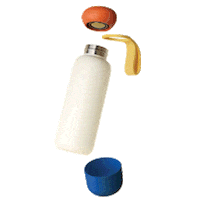 Water Bottle Hydration Sticker by Sunnies Studios