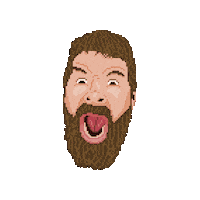 Angry 8 Bit Sticker by Deadstream