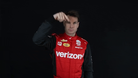 Pointing Down Will Power GIF by Team Penske