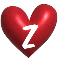 Heart Z Sticker
