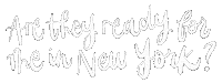 New York Sticker
