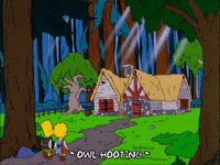 bart simpson forest GIF