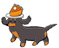 Pumpkin Pie Cooking Sticker by Stefanie Shank