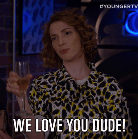 i love you congratulations GIF by YoungerTV