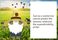 Gnome Scarecrow GIF