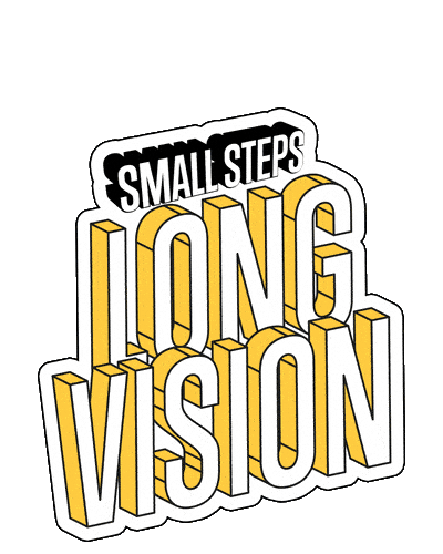 Step By Step Good Luck Sticker by Paula Baines