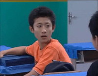 home with kids jia you er nv GIF