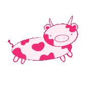 Pink Jump Sticker