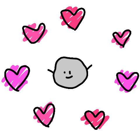 Love You Heart Sticker