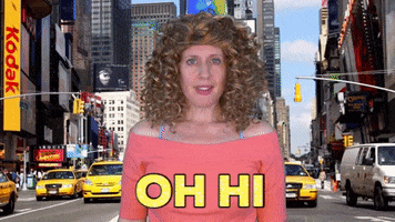 CarlaDelaney hi nyc new york actress GIF