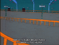 Season 1 Horse Race Track GIF by The Simpsons