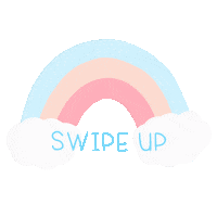 fruitcakeink rainbow swipe up pastel pastel rainbow Sticker