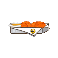 Eat Chicken Wings Sticker by Buffalo Wild Wings