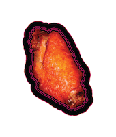 Chicken Wings Sticker by NBRHD