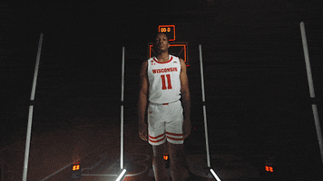 College Basketball Bowman GIF by Wisconsin Badgers