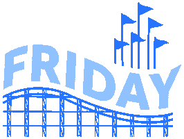 Happy Days Of The Week Sticker by Six Flags