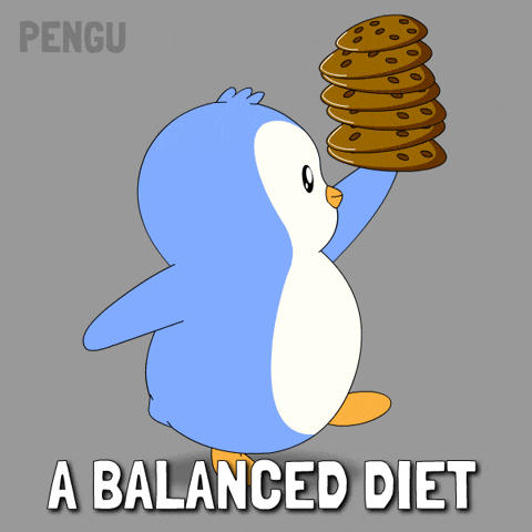 Penguin Eating GIF by Pudgy Penguins