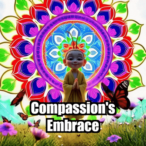 Wisdom Compassion GIF by BuddhaFlyJourney
