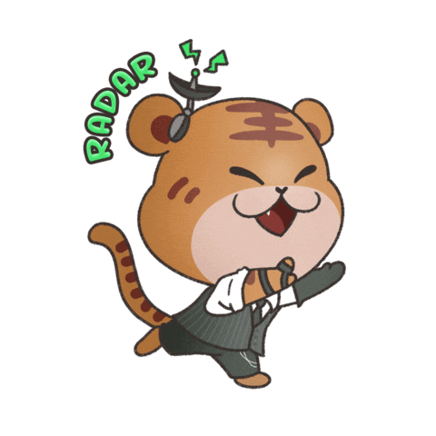 Tiger Singapore Sticker