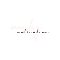 alliewolfe monday monday motivation allie wolfe Sticker