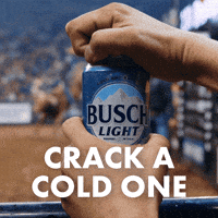 Busch Light Crack A Cold One GIF by Busch Beer