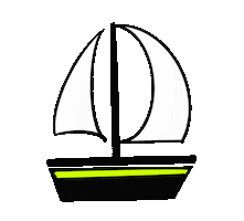 Boat Ship Sticker by Contiki