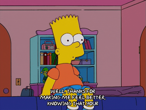 happy bart simpson GIF