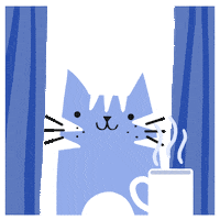 Stay Home Tea Time Sticker by La Griffe de Maho