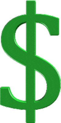 dollar STICKER